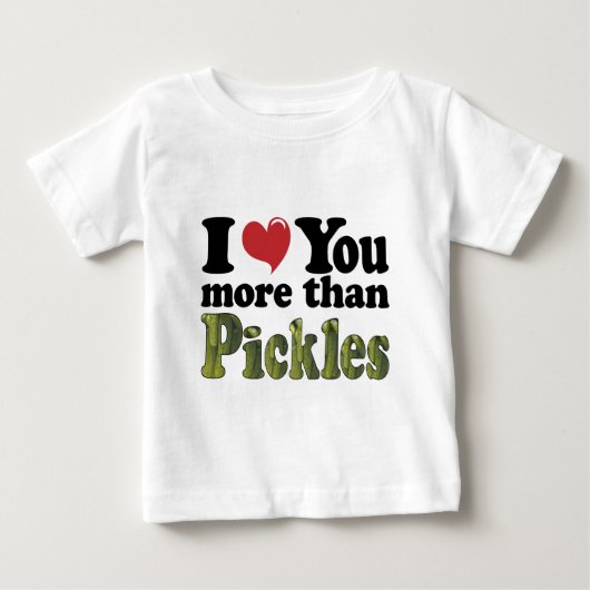 ピクルスより大好き ベビーTシャツ (正面)