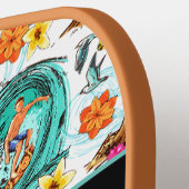 ピクルスパーソナライズされたボールパドル ピックルボールラケット (左詳細)