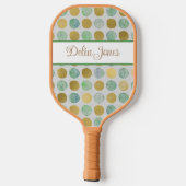 ピクルスパーソナライズされたボールパドル ピックルボールラケット (裏面)