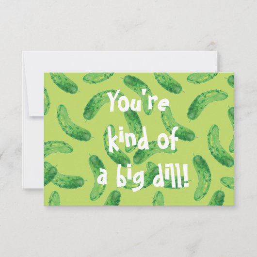 ピクルスファンシー! サンキューカード (正面)