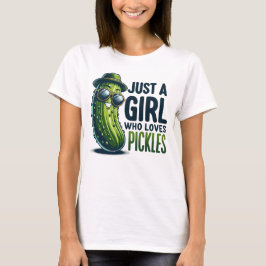 ピクルス大好き女子のためのクールなピクルスサングラス Tシャツ