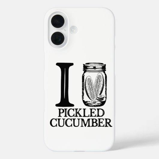 ピクルス大好き - ヴィンテージ・キュウリのピクルス Case-Mate iPhoneケース (裏面)
