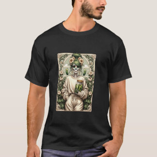 ピクルス女王ドクロスケルトンアール・ヌーヴォー ディルピクルス Tシャツ