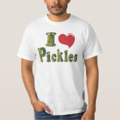 ピクルス好きのための面白Tシャツ Tシャツ (正面)