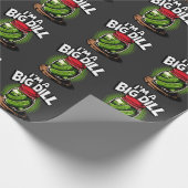 ピクルス愛好家のための大きなディルピックルの瓶グラフィック ラッピングペーパー (角)