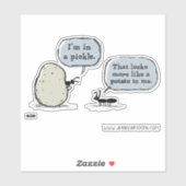 ピクルス漫画のビニおもしろいー風変わりのステッカーで シール (シート)