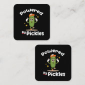 ピクルス漬けおもしろい車 スクエア名刺 (正面/裏面)