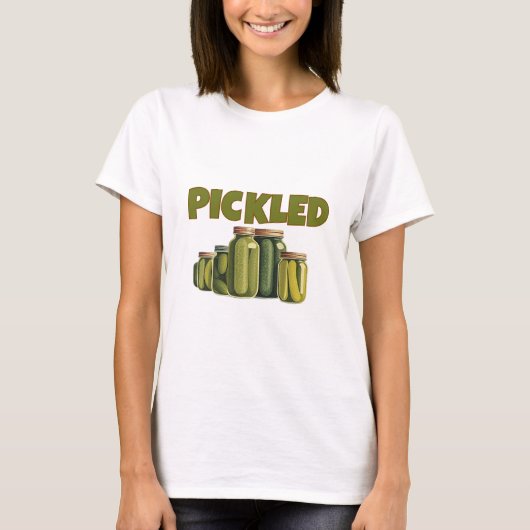 ピクルス笑えるTシャツ Tシャツ (正面)