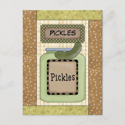 ピクルス葉書キッチン ポストカード (正面)