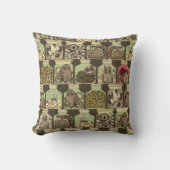 ピクルス風変わりヴィンテージ クッション (正面)