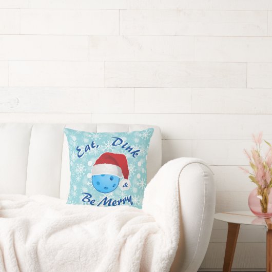 ピクルス食べボール、ディンクとメリークリスマスサンタ クッション (ソファ)