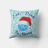 ピクルス食べボール、ディンクとメリークリスマスサンタ クッション (裏面)