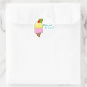 ピクルス&アイスクリームラベル ラウンドシール (バッグ)