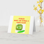 ピクルス カード (黄色い花)