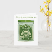 ピクルス・ガーキンス・ジャーポップ・アートの・アート カード (黄色い花)