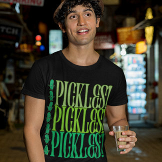 ピクルス!ピクルス!ピクルス!踊りおもしろいピクルス Tシャツ