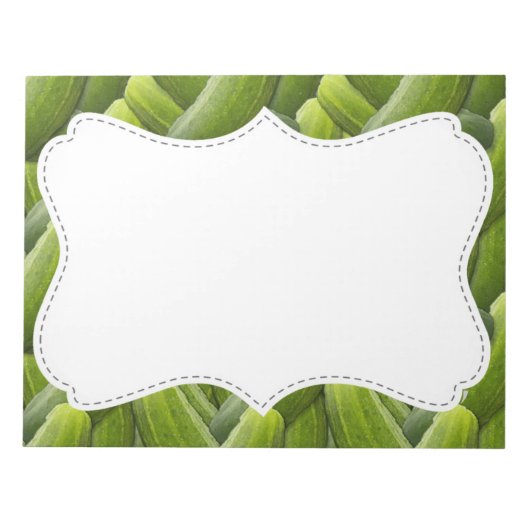 ピクルス;ピクルパターン ノートパッド (正面)