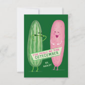 ピクルス・ピンク教室バレンタインデー・カード サンキューカード (正面)