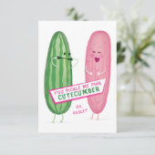 ピクルス・ピンク教室バレンタインデー・カード サンキューカード (スタンド正面)