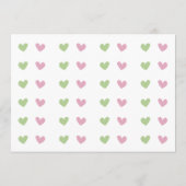 ピクルス・ピンク教室バレンタインデー・カード サンキューカード (裏面)