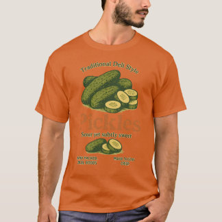 ピクルス - 酸っぱさの中にほのかな甘さ Tシャツ