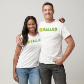 (ピクルス) BallerおもしろいなPickleballのワイシャツ Tシャツ (ユニセックス)