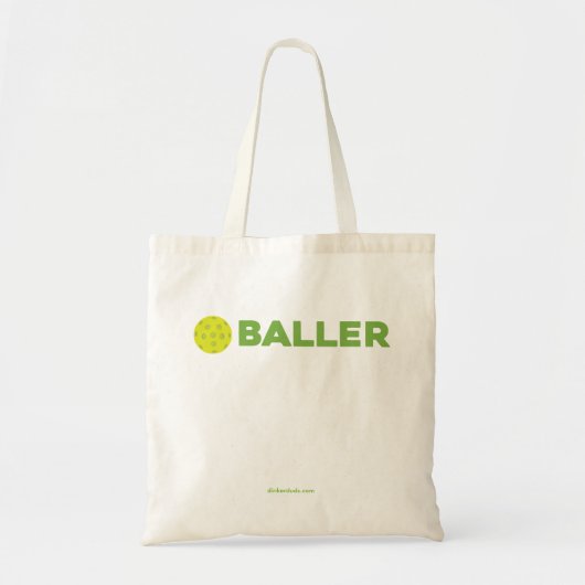 (ピクルス) Baller Pickleballのトートバック トートバッグ (正面)