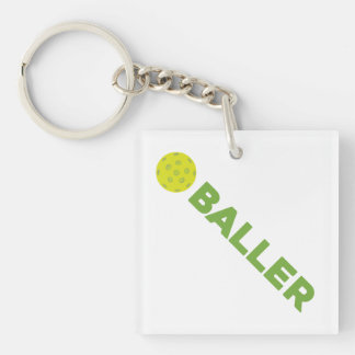 (ピクルス) Baller Pickleball Keychain キーホルダー