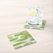 ピクルズグリーン スクエアペーパーコースター (インサイチュ)