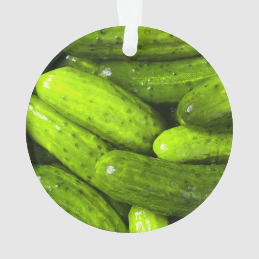 ピクルズピックルラバーギフトピックボールパーソナライズド オーナメント (裏面)