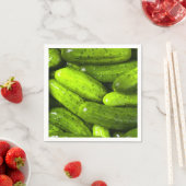 ピクルズピックルラバーギフトピックボールパーソナライズド スタンダードカクテルナプキン (インサイチュ)