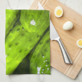 ピクルズラブグリーンピクルス キッチンタオル (四つ折り)