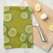 ピクルチップグリーンディルピックチップキッチンタオル キッチンタオル (四つ折り)