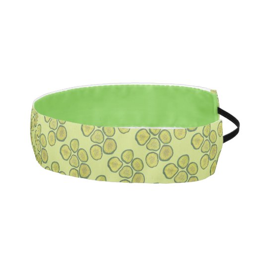 ピクルチップスグリーンコーシェードリスウィートピックルプリント アスレチックヘッドバンド (右)