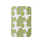 ピクルチップススウィートピックルフードコーシェードディルデザイン バスマット (正面縦)