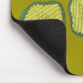 ピクルチップススウィートピックルフードコーシェードディルデザイン マウスパッド (コーナー)