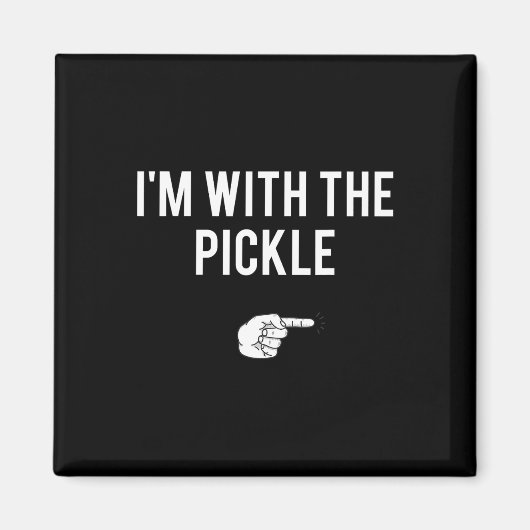 ピクルハロウィーンのコスチュームパーティーマッチと一緒 マグネット (正面)