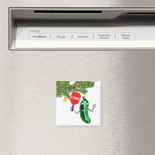 ピクルパーソナライズされたボールクリスマスプレゼントアイディア マグネット (インサイチュ (食洗機))