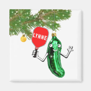 ピクルパーソナライズされたボールクリスマスプレゼントアイディア マグネット