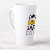 ピクルボールおもしろいマグかわいいピクルボール カフェラテマグ (左アングル)