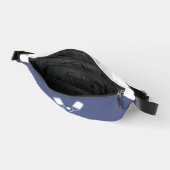 ピクルボールかわいいカスタマイズ可能な名前おもしろいブルースポーツ ファニーパック (見開き)