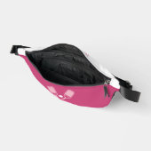 ピクルボールかわいいカモメ名ピンクスポーガーリーツ ファニーパック (見開き)