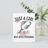 ピクルボールが大好きな女の子だけ ポストカード (スタンド正面)