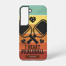 ピクルボールが大好き | レトロストライプモノグラム名