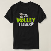 ピクルボールのギフトVolley Llamas Picklebalおもしろい Tシャツ (デザイン正面)