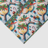 ピクルボールのクリスマスをテーマにした 薄葉紙 (詳細)