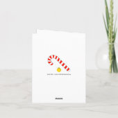 ピクルボールのクリスマスプレゼント・カード シーズンカード (裏面)