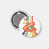 ピクルボールのステッカーのアクセサリー マグネット (正面/裏面)