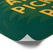 ピクルボールのポスター： Naples Florida Pickleball ポスター (角)