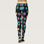 ピクルボールのミックス4 （小タイルサイズ） レギンス (裏面)